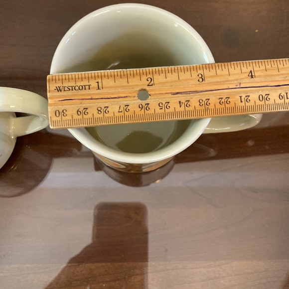 Vintage speckled lemon tree and pear tree mugs - Picture 6 of 6